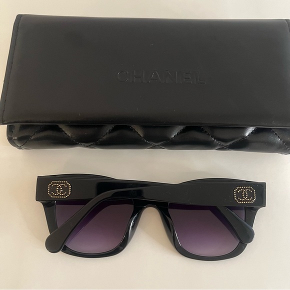 Chanel Acetate Butterfly Sunglasses - Picture 1 of 5